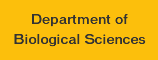 Department of Biological Sciences